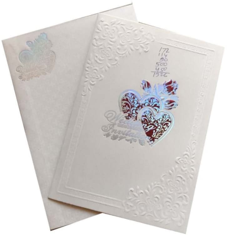 INS50 — wedding invitation card