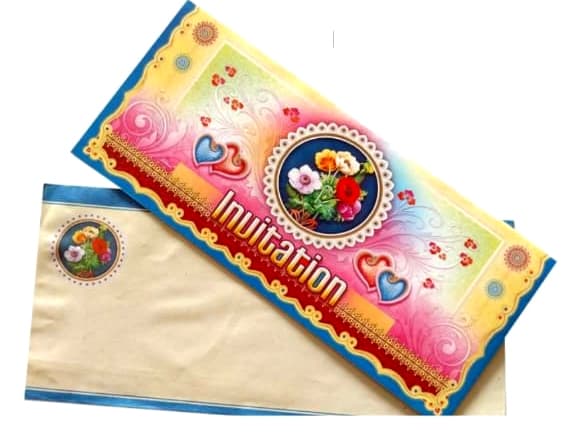 INS55 — wedding invitation card